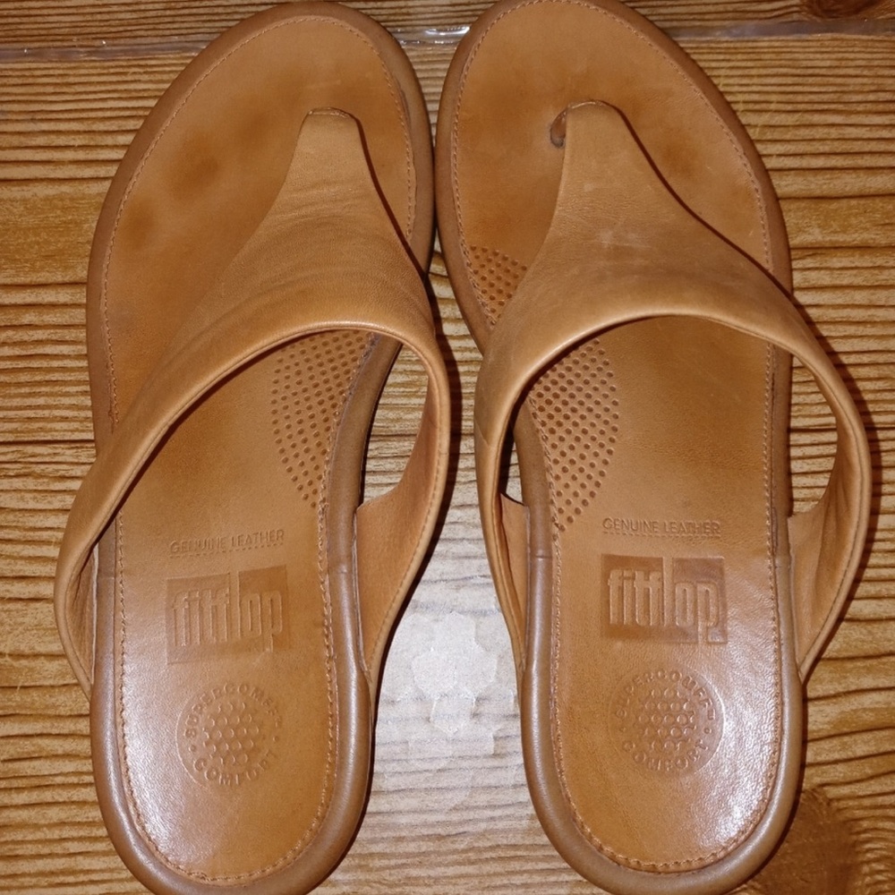 Fitflop lulu top post leather sandals - Picture 6 of 9